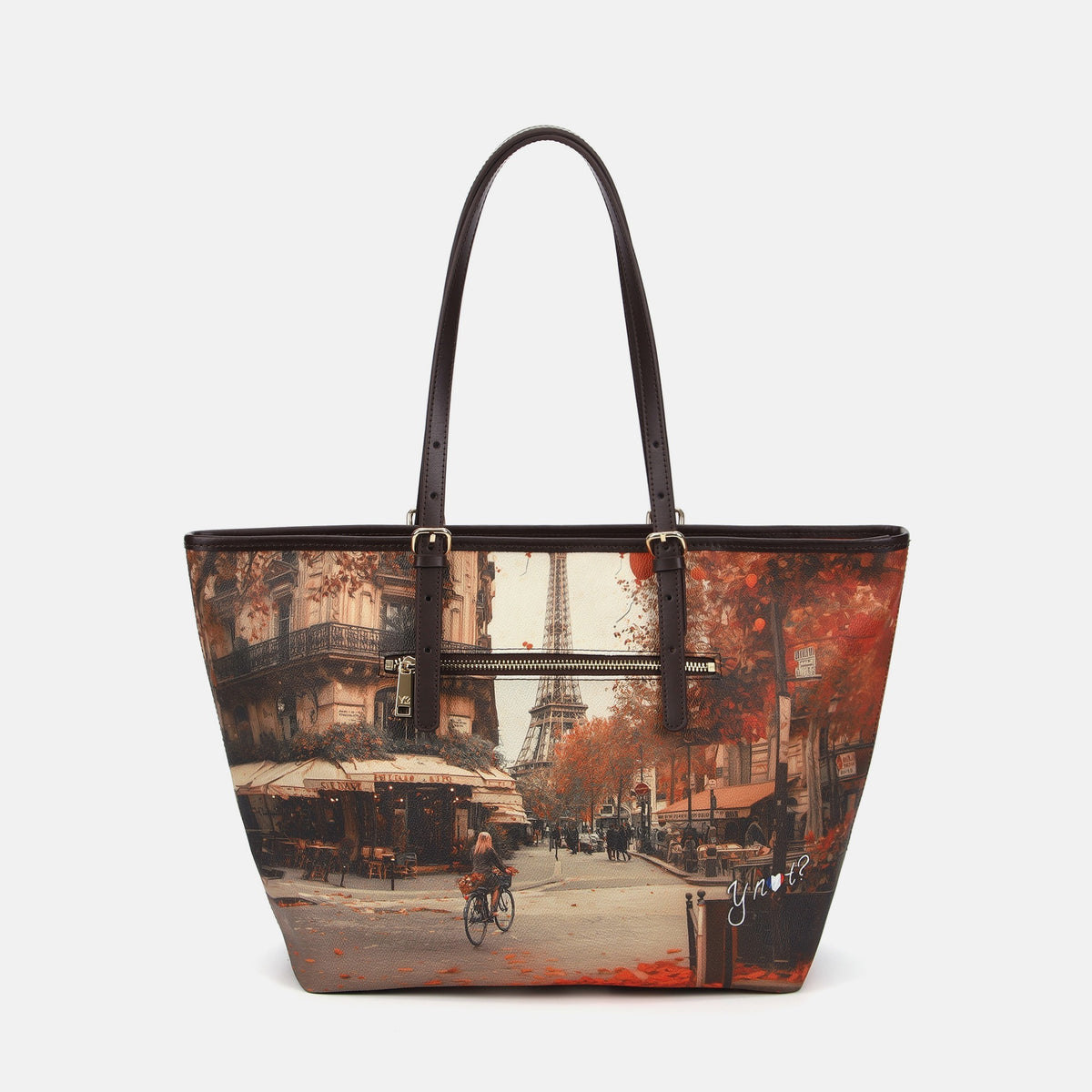 Y-not shopping borsa da unisex marrone