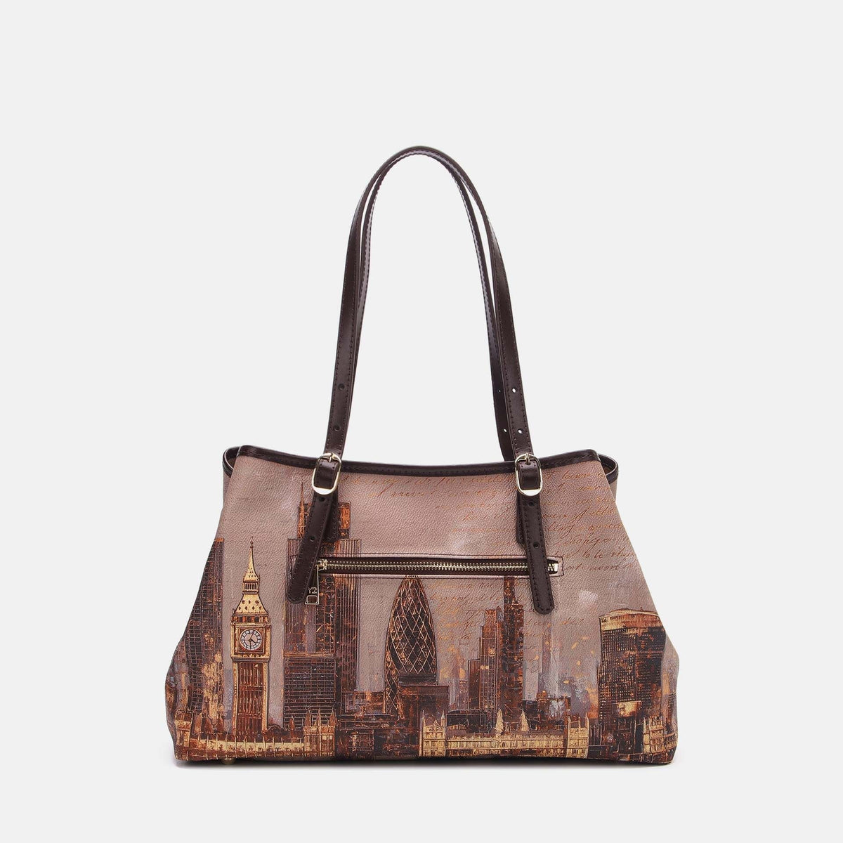 Y-not tote bag big borsa da unisex marrone