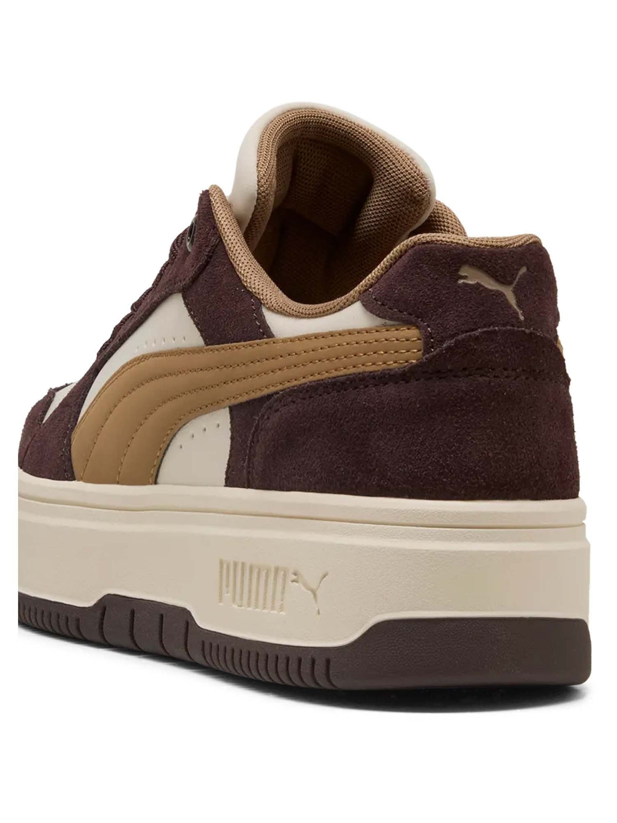 Puma rebound femme sneakers da donna bianco-marrone