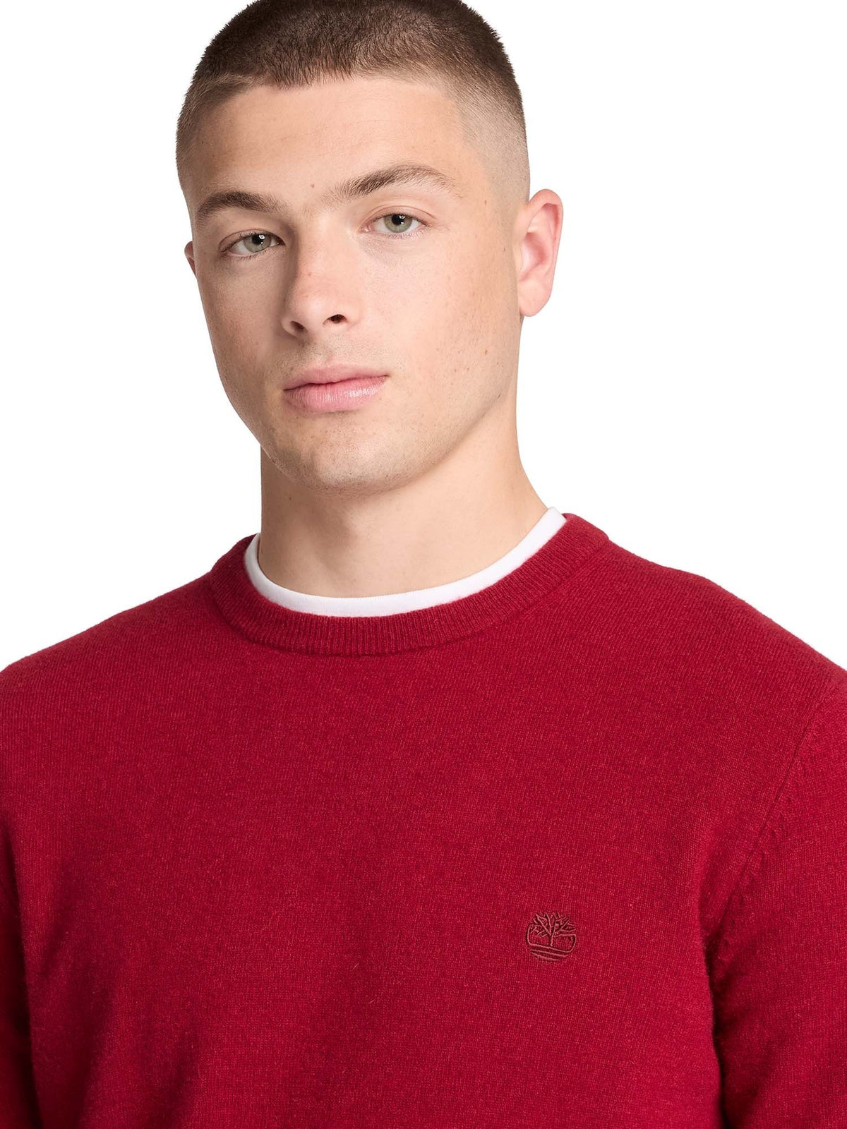 Timberland cohas mer maglia da uomo rosso