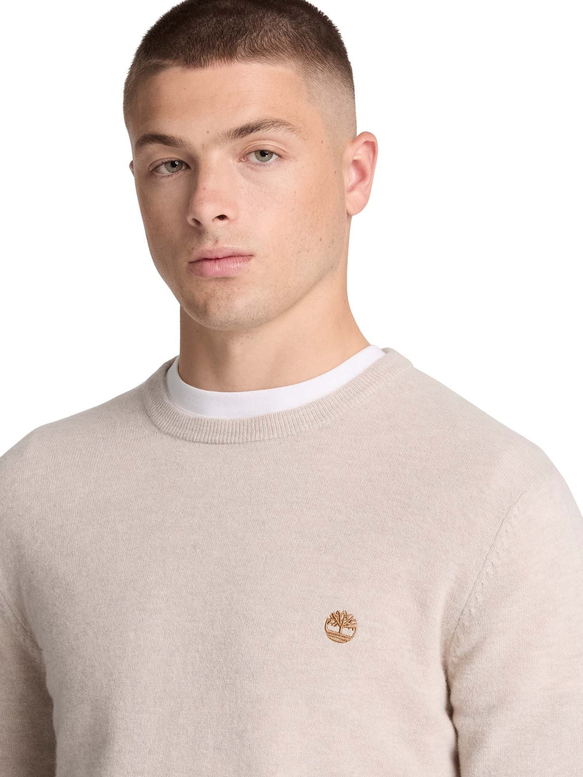 Timberland cohas mer maglia da uomo panna