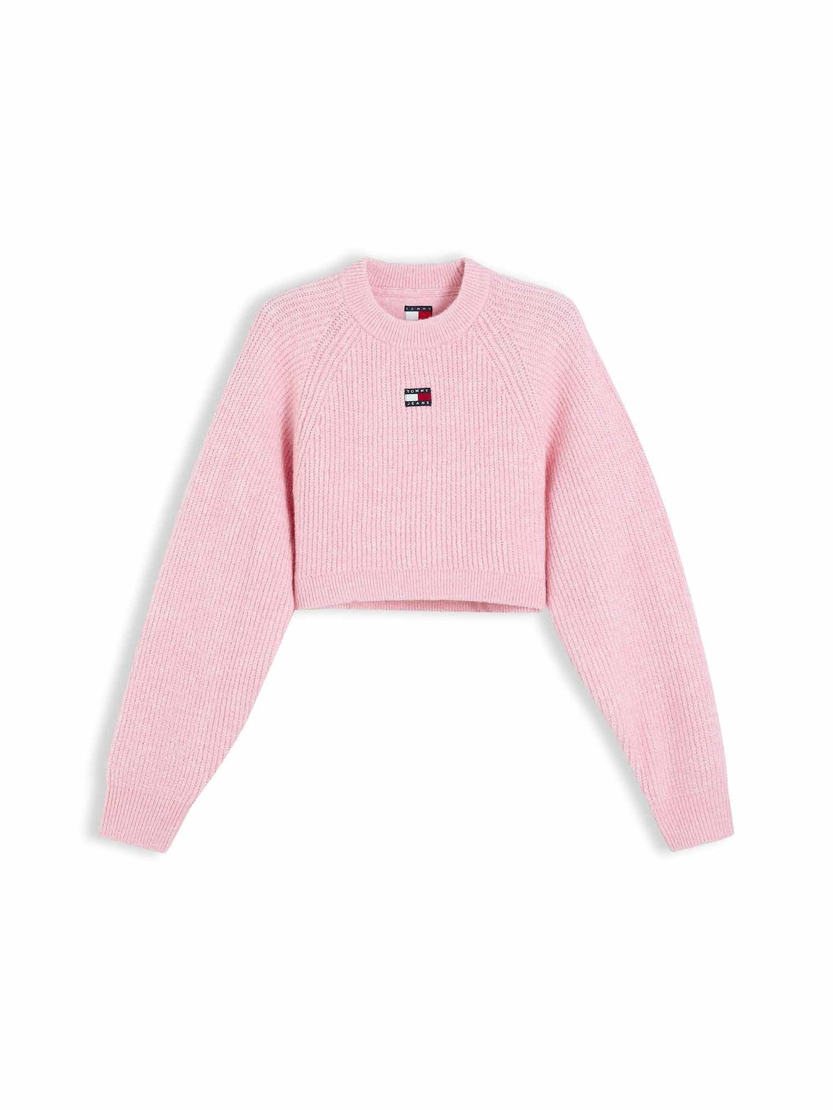 Tommy jeans crp badg maglia da donna rosa