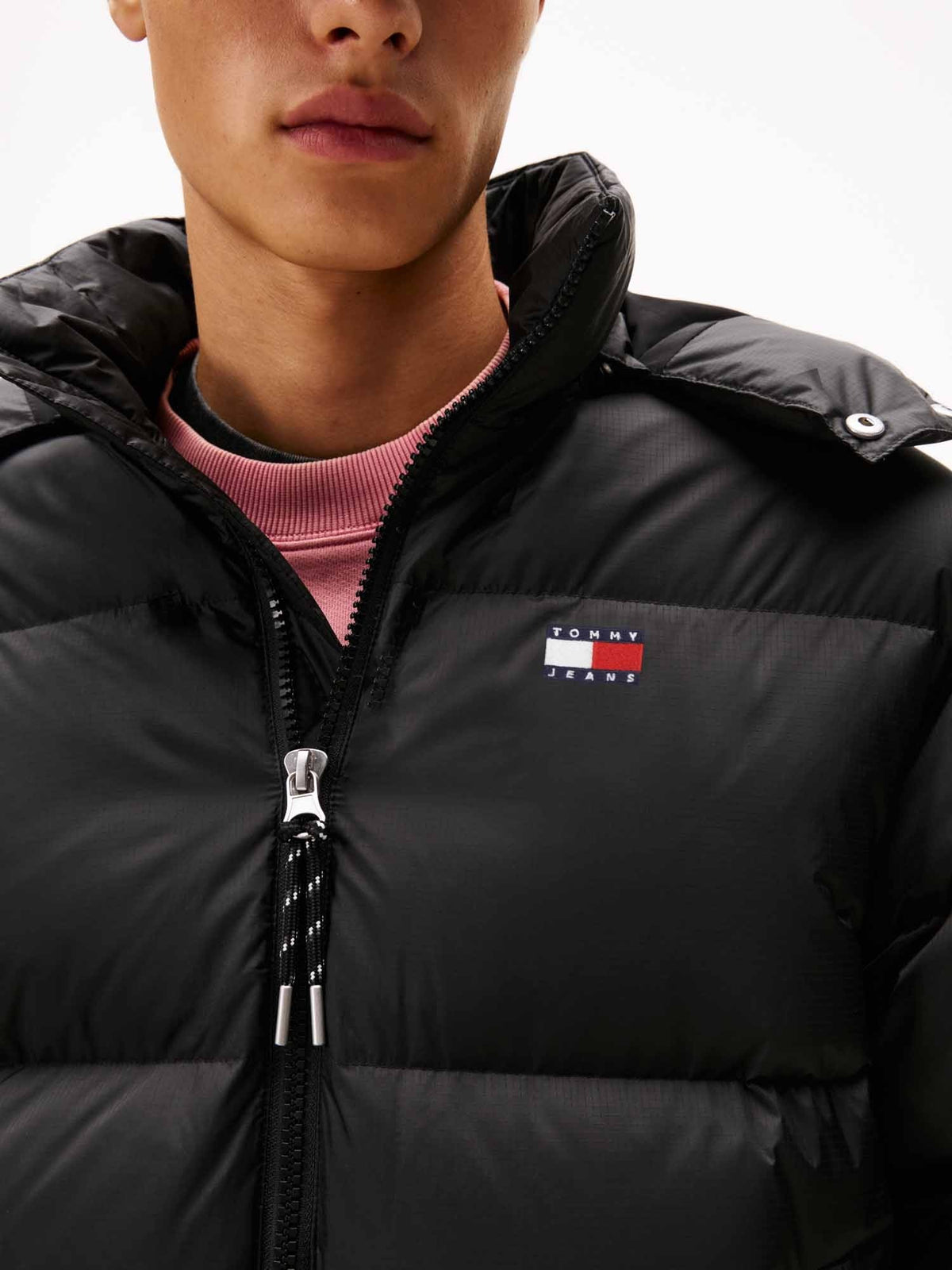 Tommy jeans alaska giubbino da uomo nero