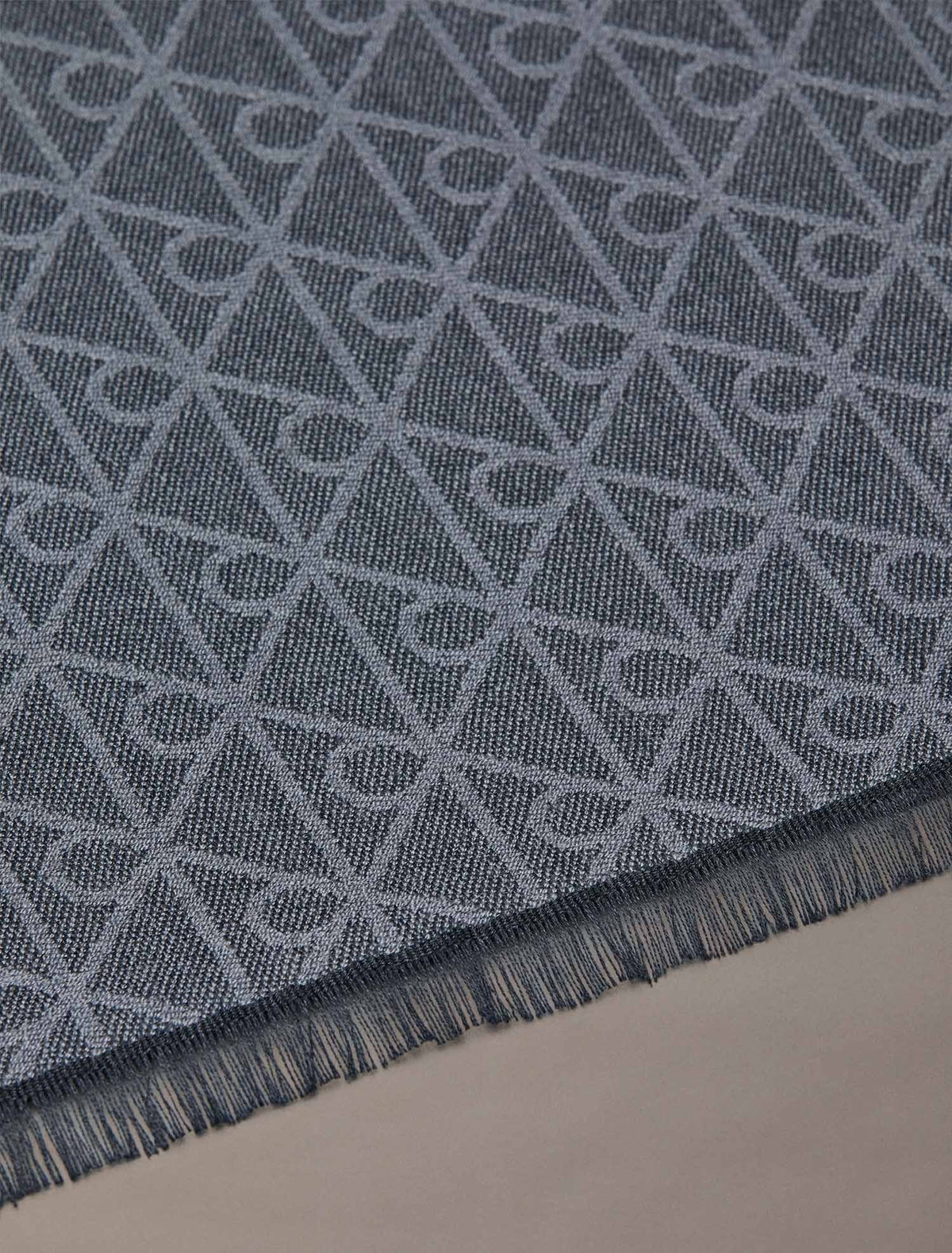 Ck tonal jcq scarf sciarpa da unisex nero