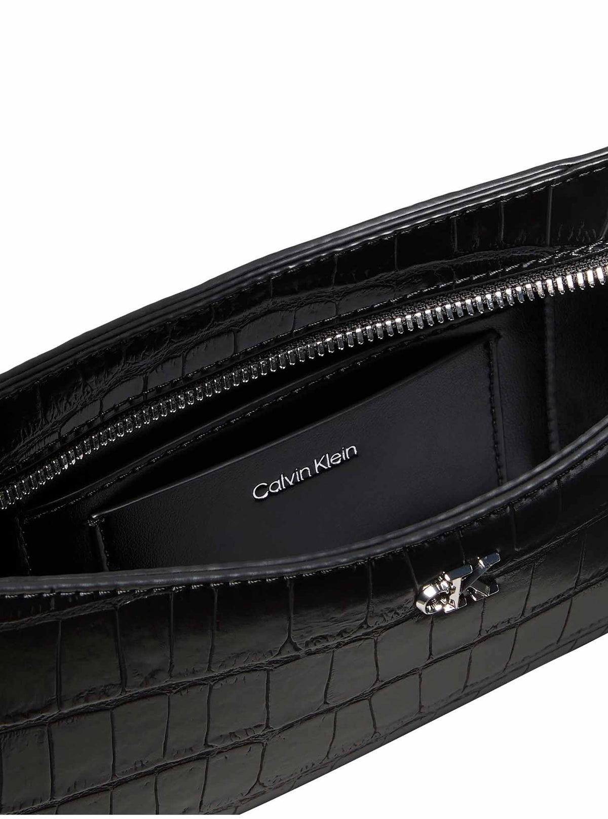 Ck croc small should borsa da unisex nero