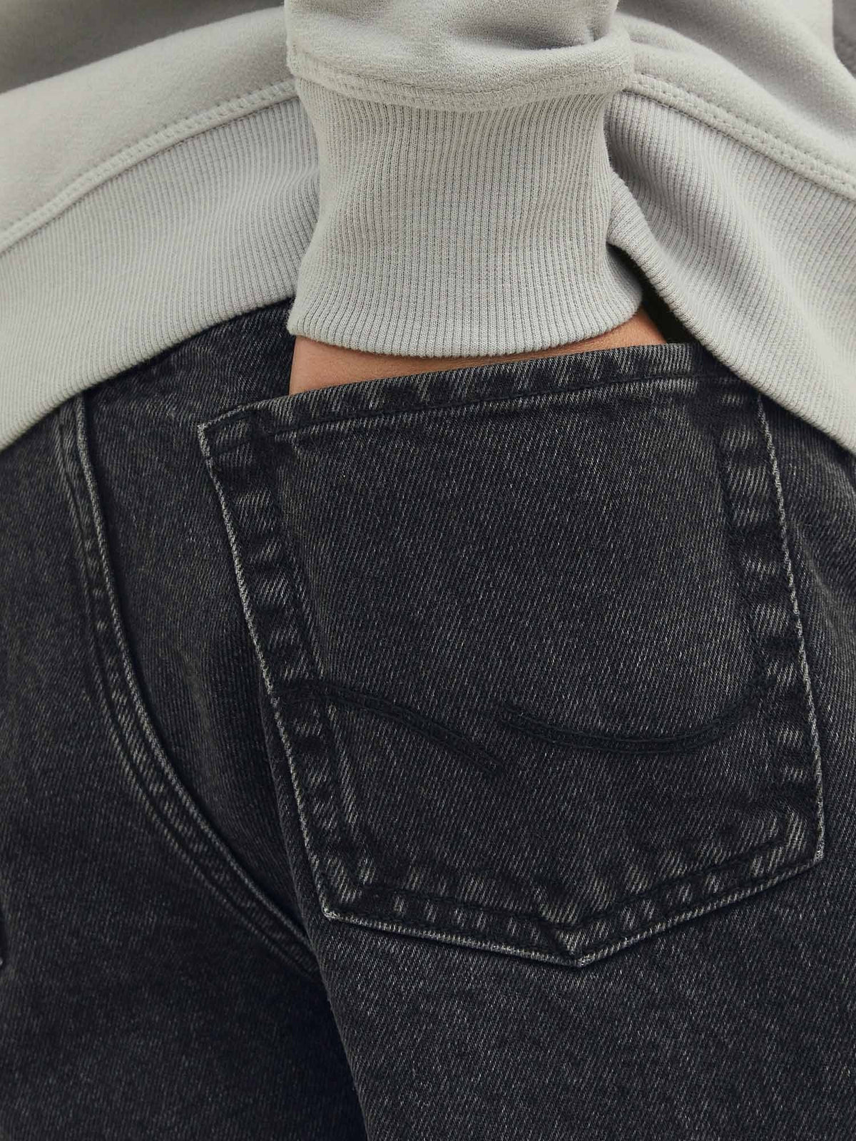 Jack&jones alex jeans da bambino/a nero