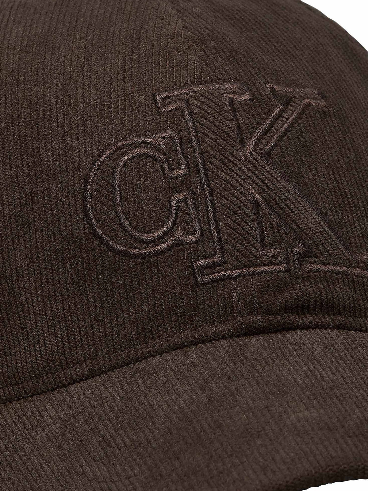 Ck corduroy cappello da unisex marrone