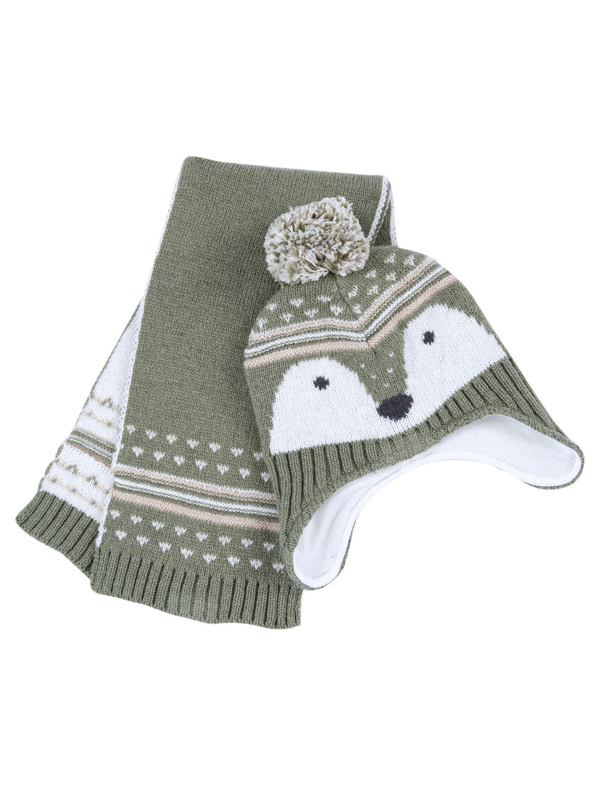 Chicco cappe+sciarpa cappello da bambino/a verde