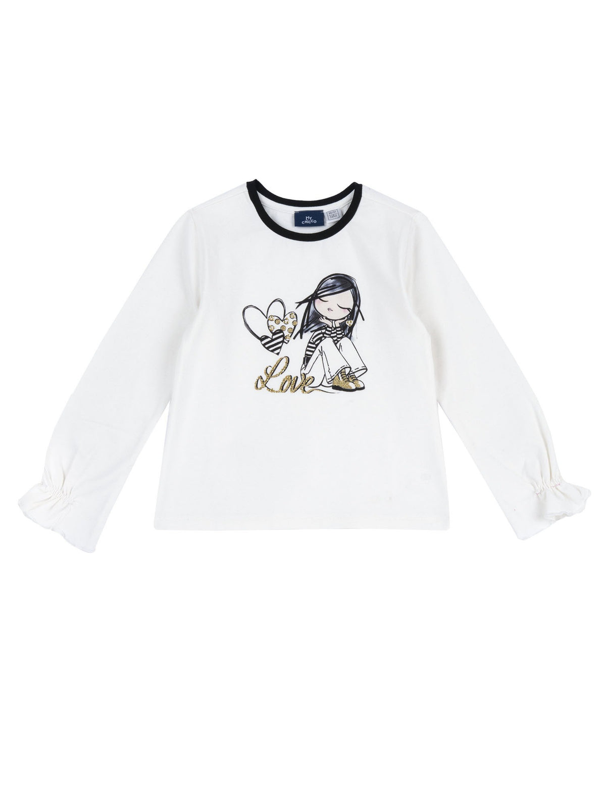 Chicco t-shirt ml da bambino/a bianco