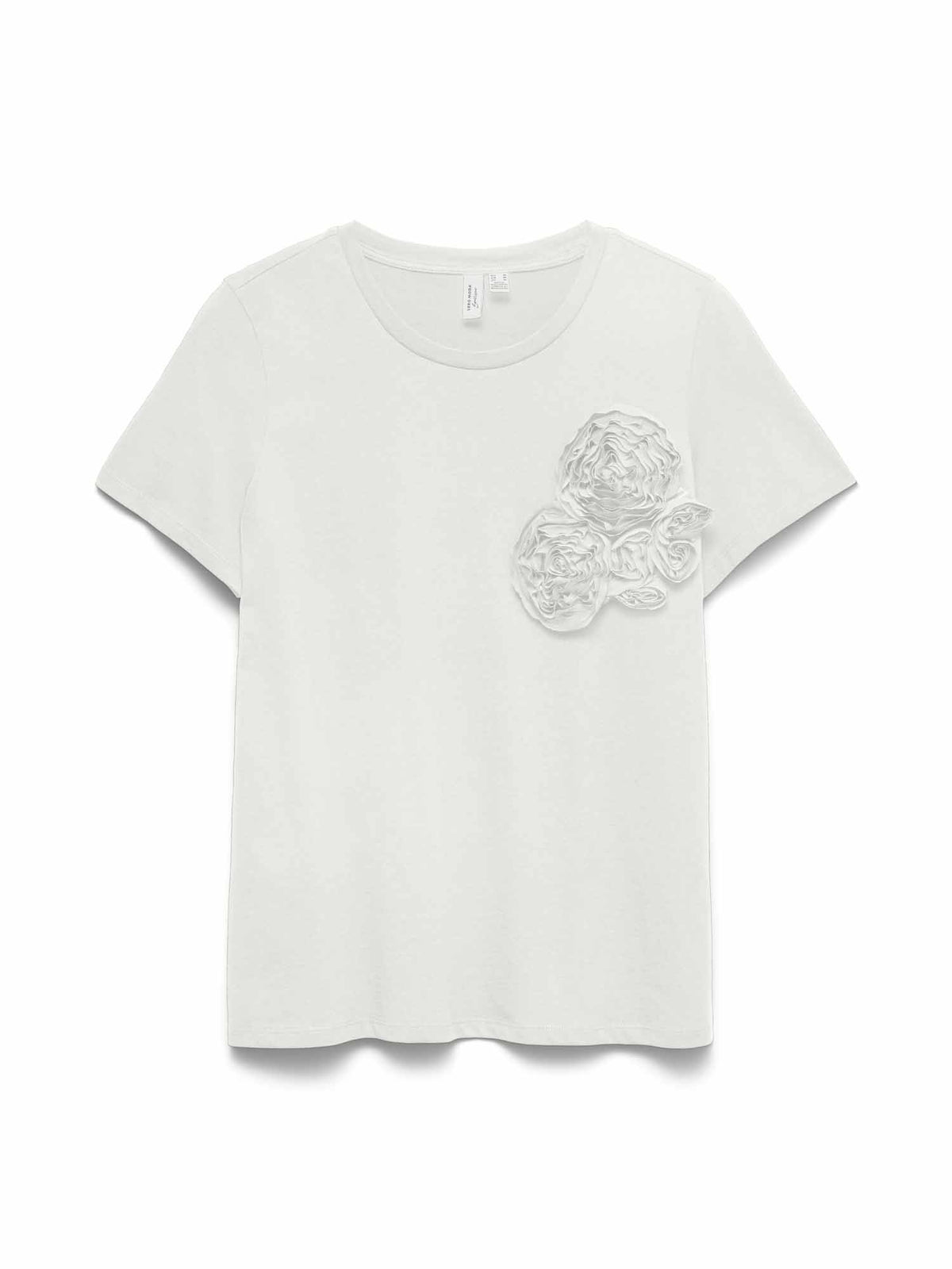Vero moda loom t-shirt da donna bianco
