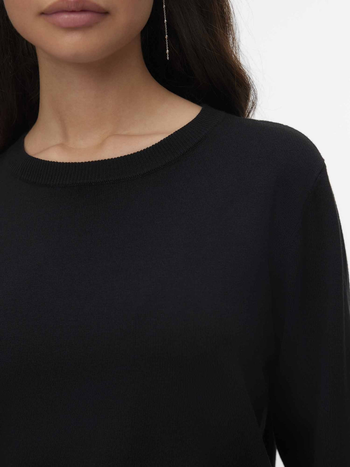Vero moda silje maglia da donna nero