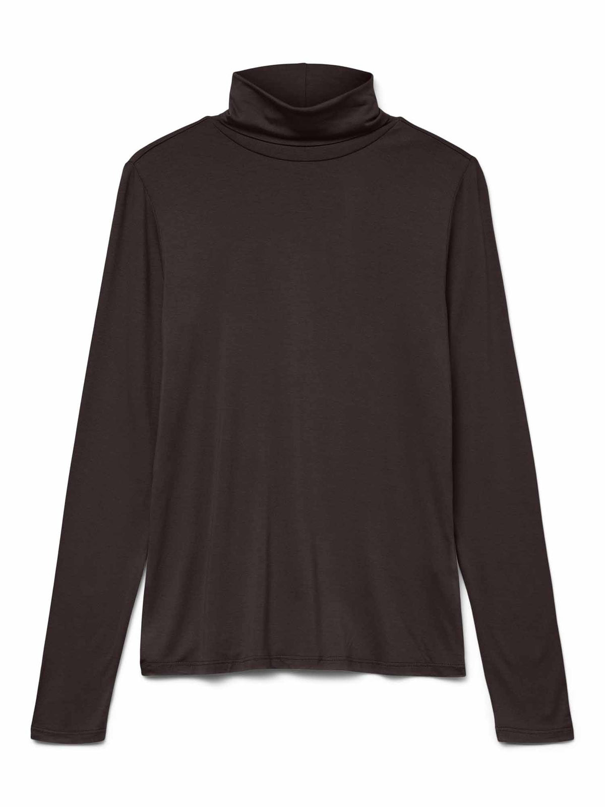 Vero moda alberte t-shirt da donna cioccolato