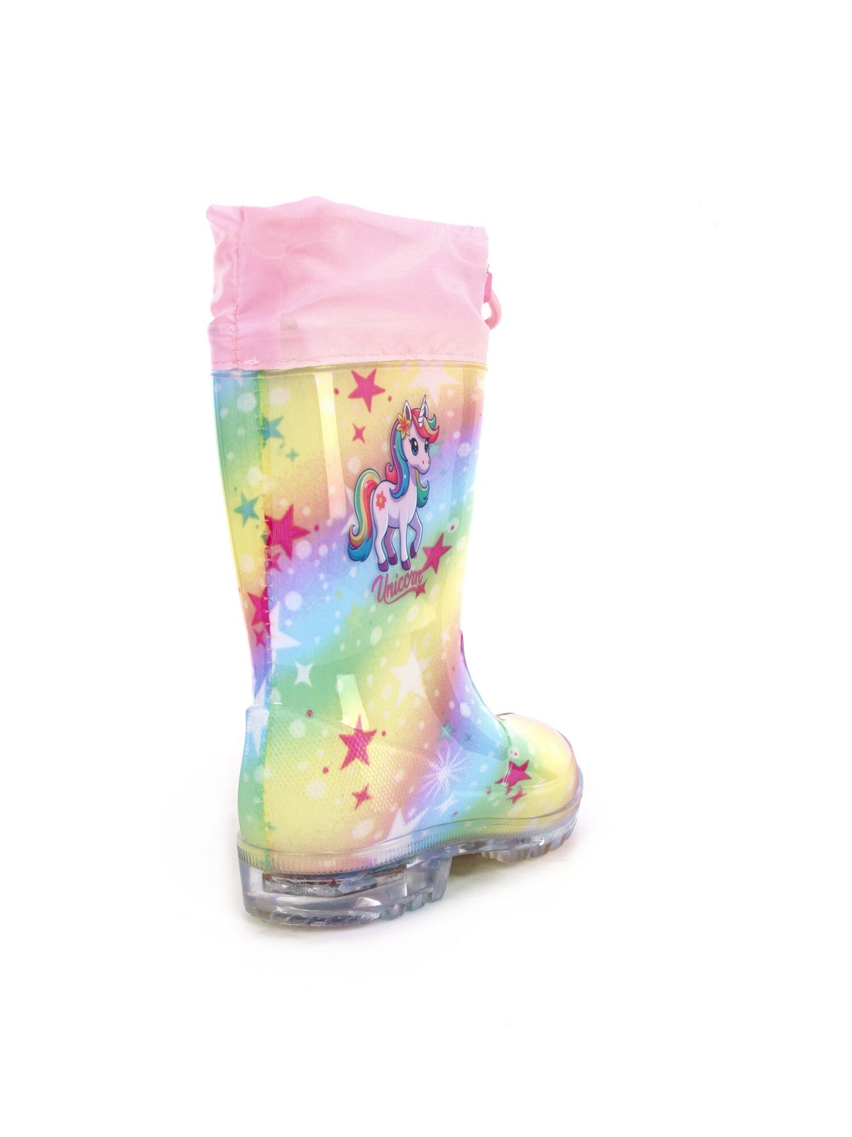 Unicorn pioggia stivale pioggia da bambino/a rosa