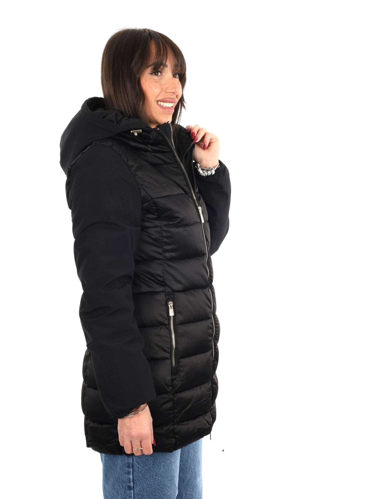 Yes zee giaccone da donna nero