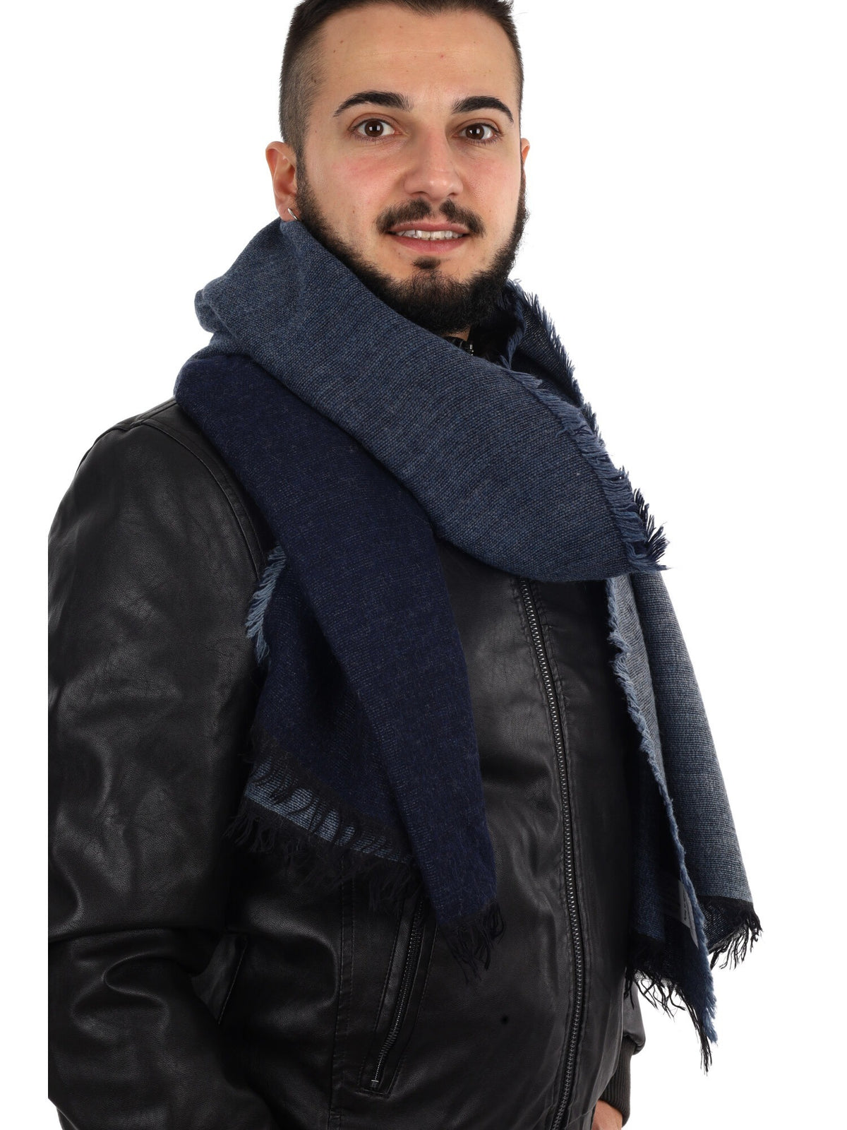 Fb sciarpa da unisex blu