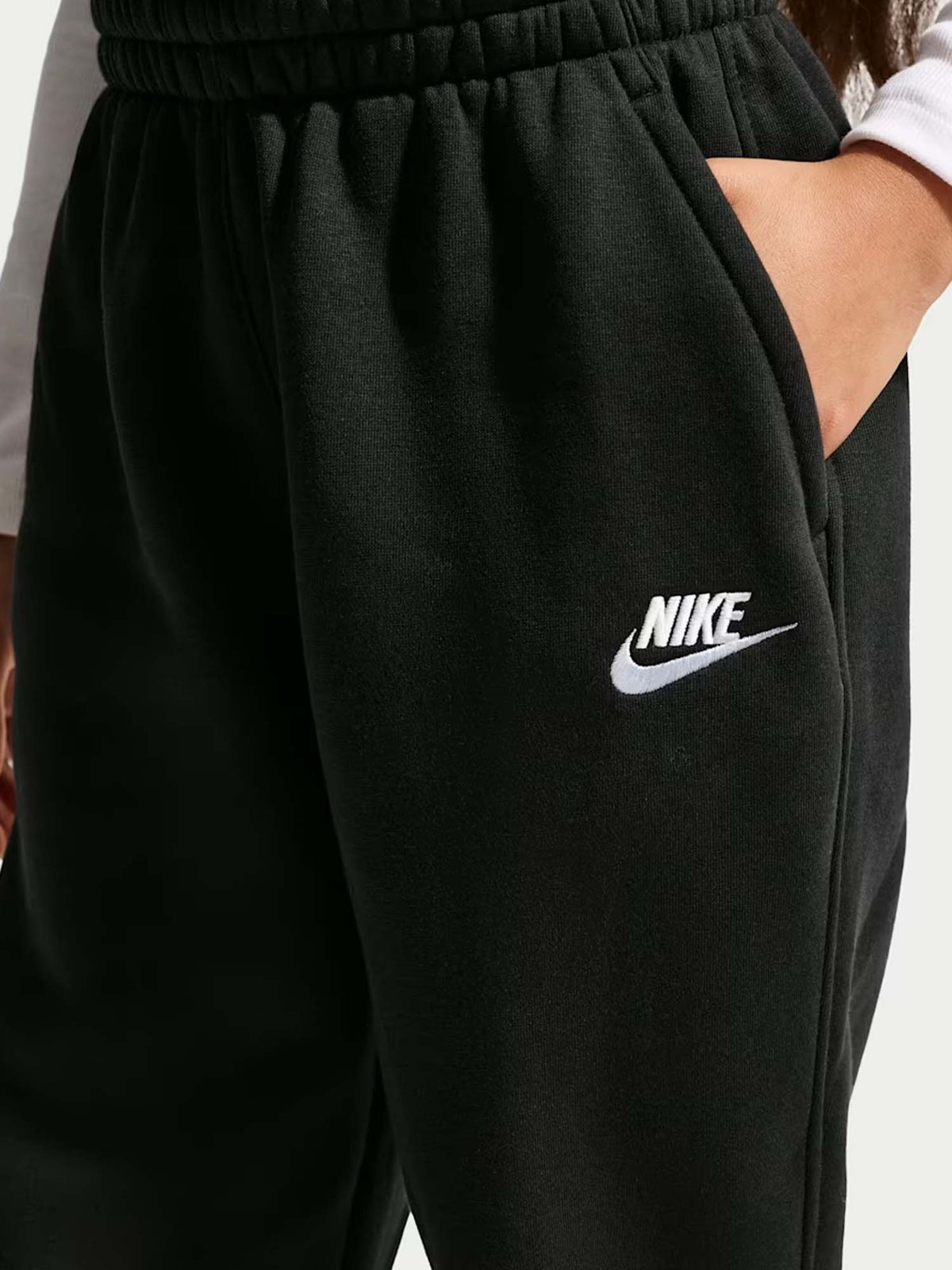 Nike b panta club fl pantalone da bambino/a nero