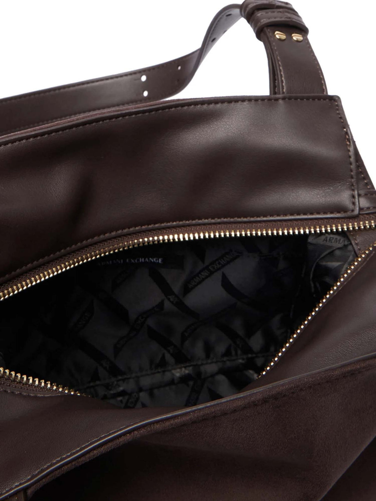 Armani excange borsa da unisex marrone