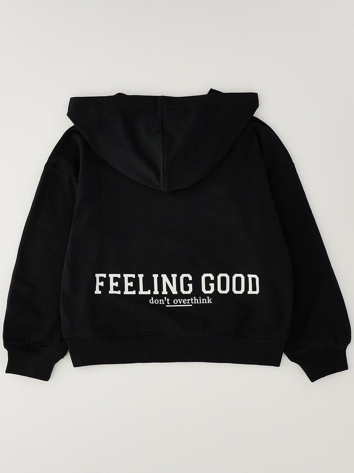 Ido bts felpa zip fl da bambino/a nero