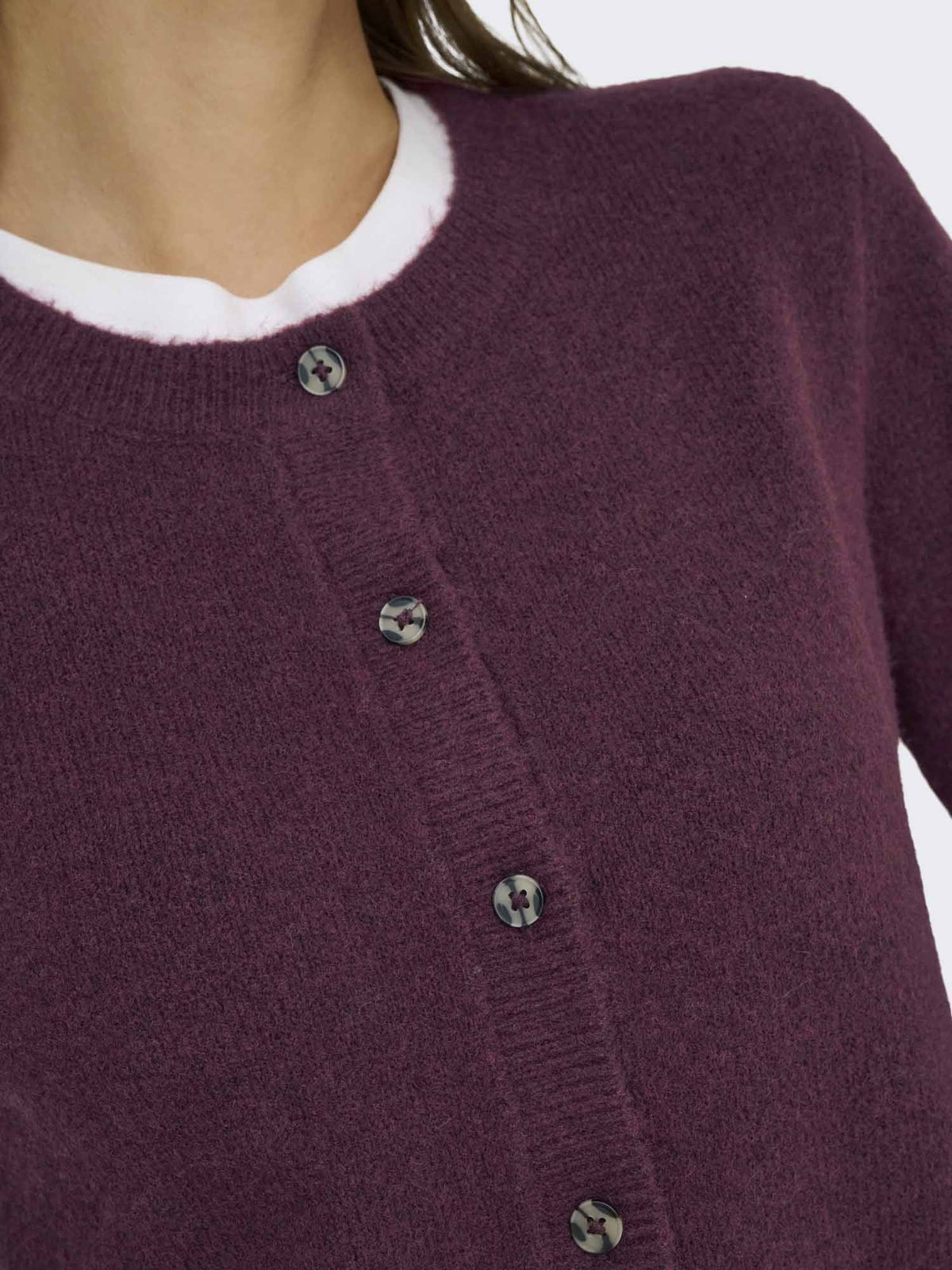 Jdy chloe maglia da donna vino