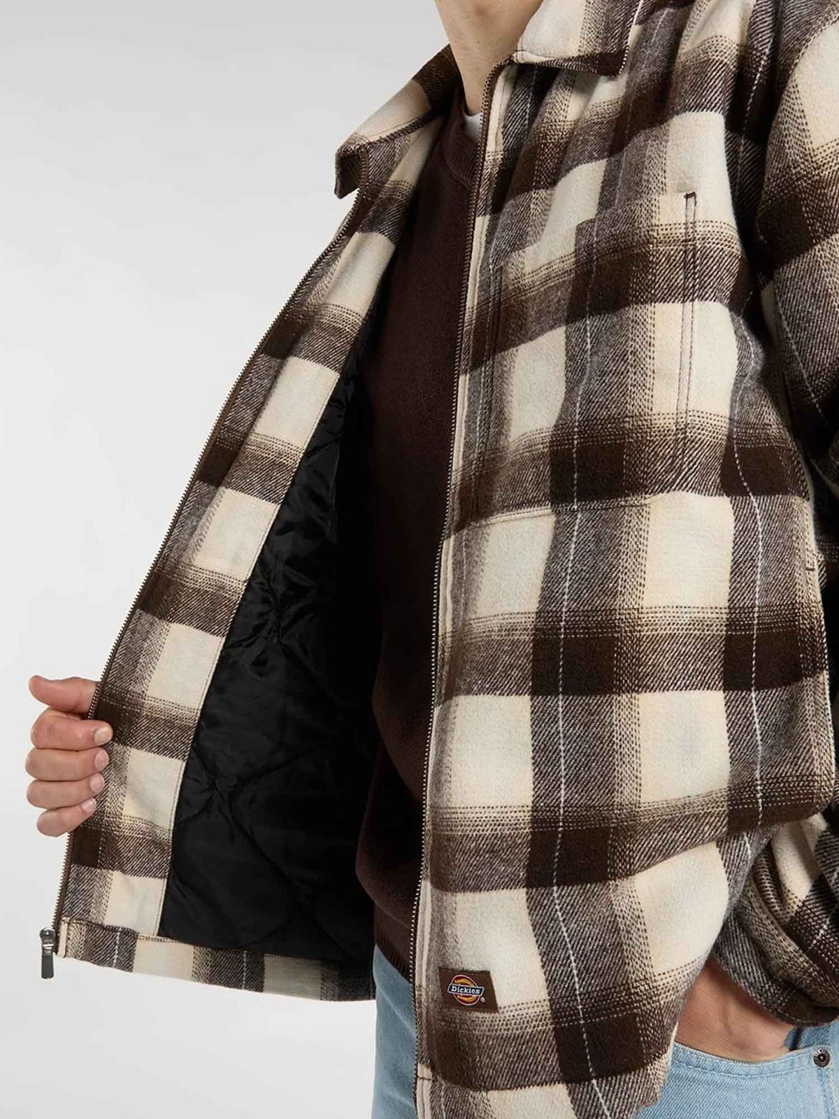 Dickies florence camicia da uomo marrone
