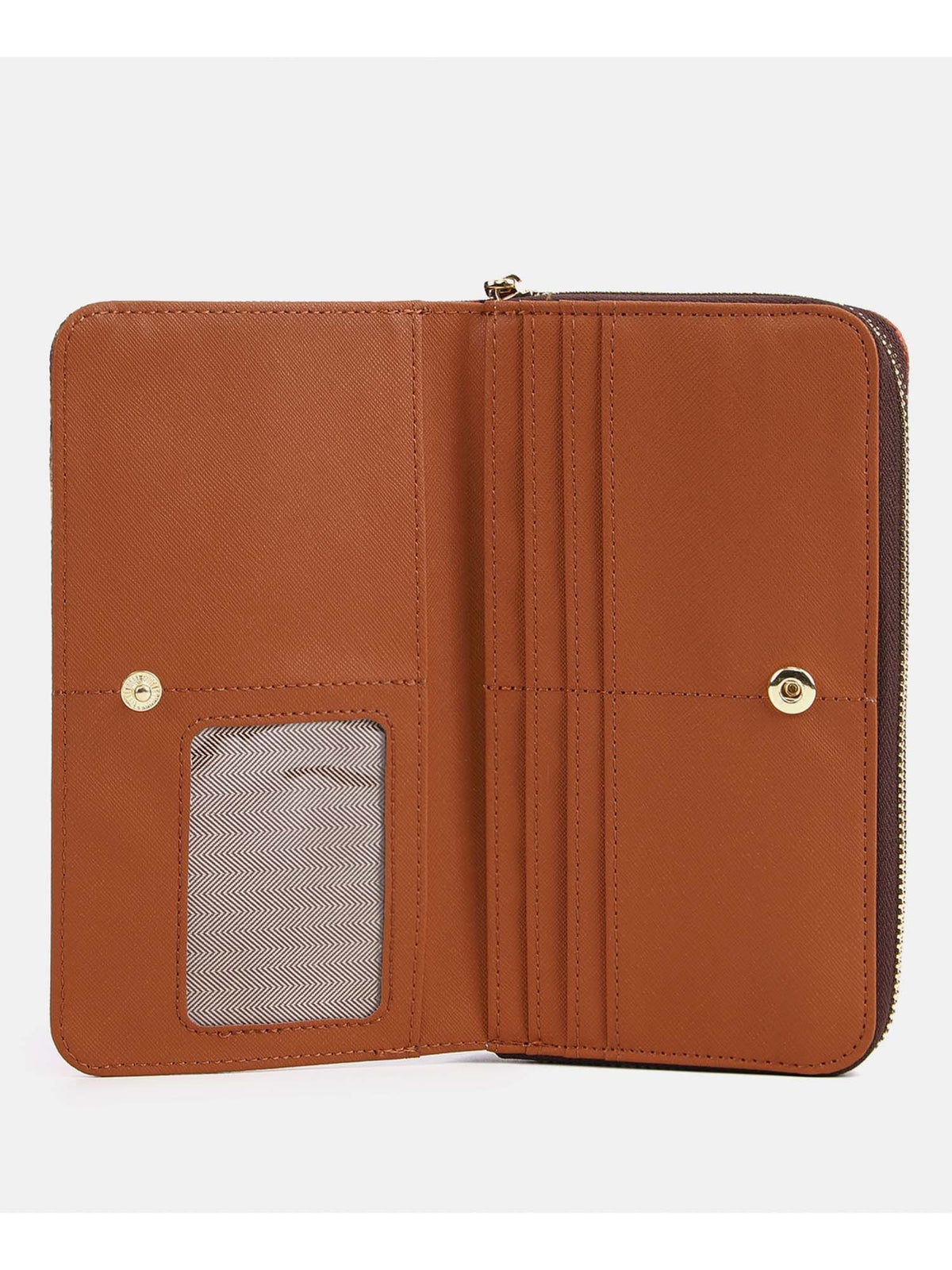 Y-not wallet portafogli da donna marrone