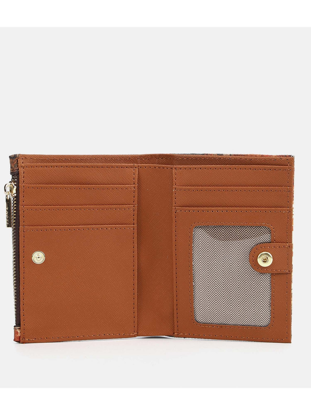 Y-not wallet portafogli da donna marrone