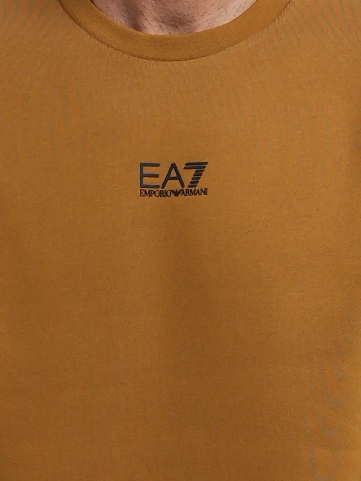 EA7 train core fl felpa da uomo senape