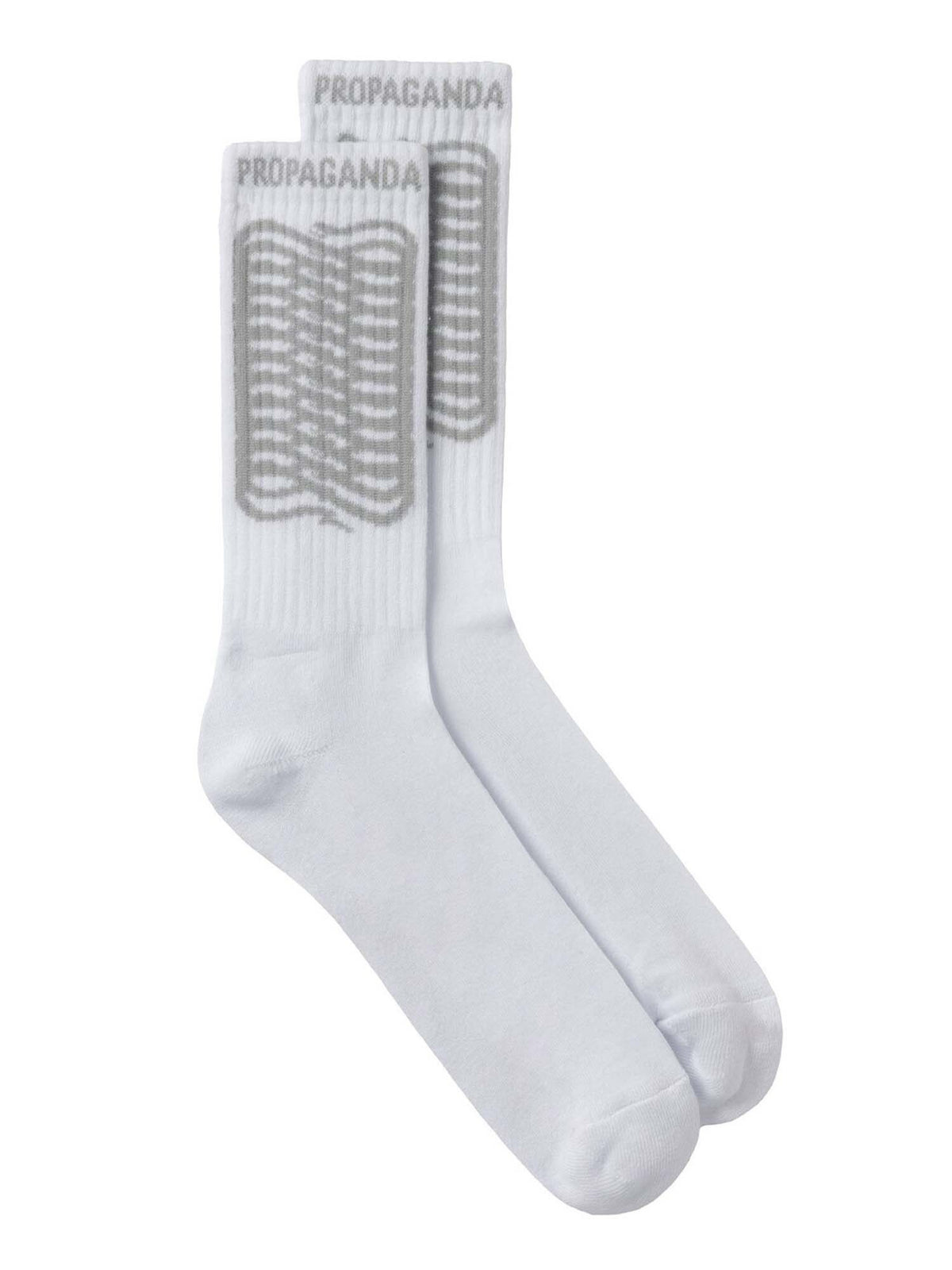 Propaganda calze da unisex bianco