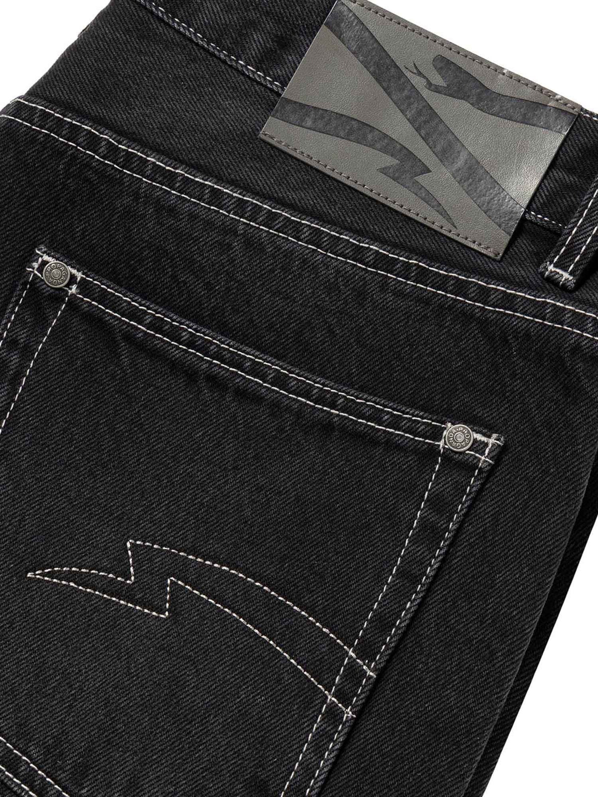 Propaganda regular f jeans da uomo denim black
