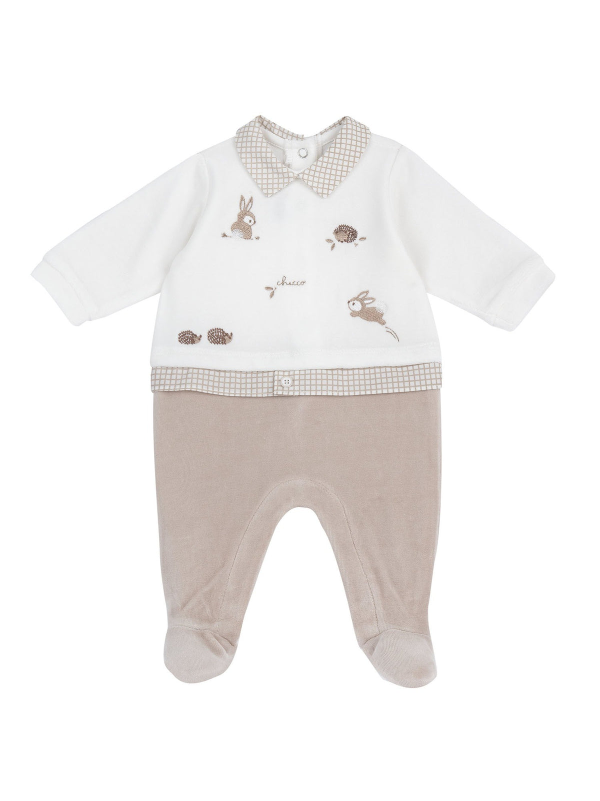 Chicco tutina da bambino/a bianco beige