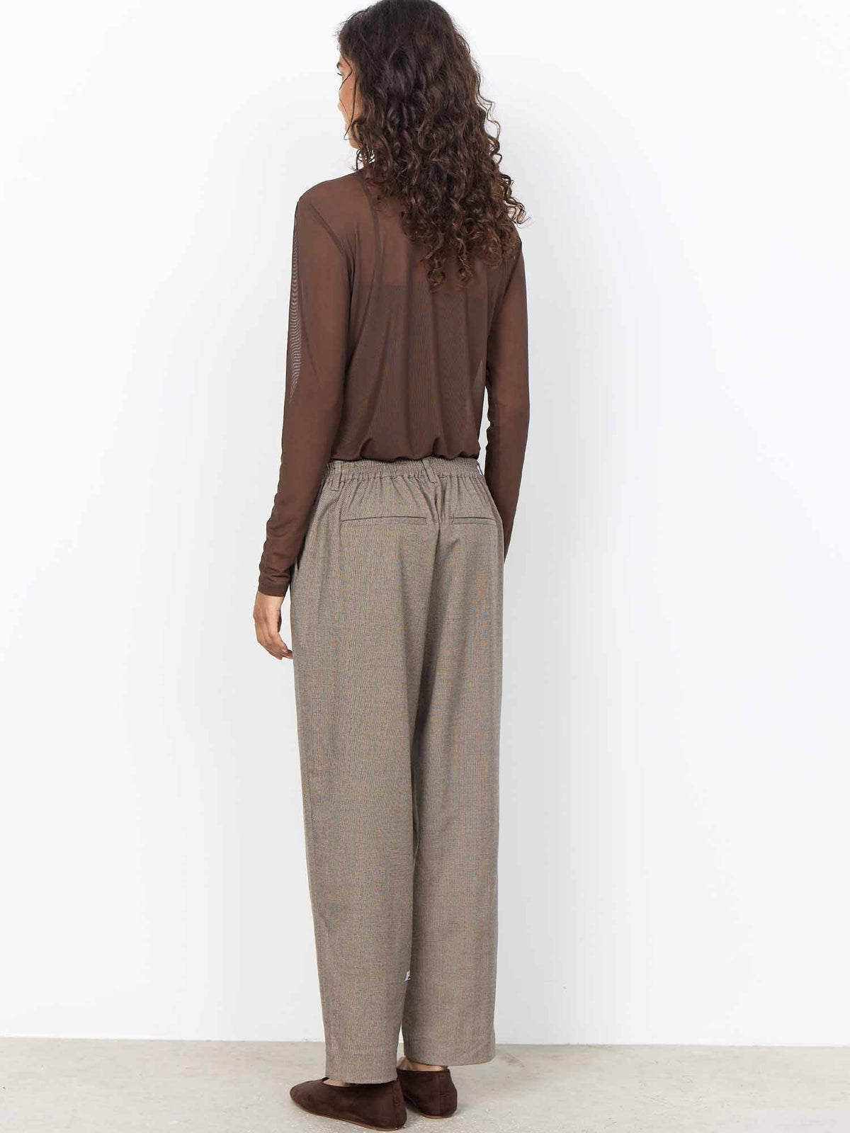 Soyaconcept hawo pantalone da donna marrone