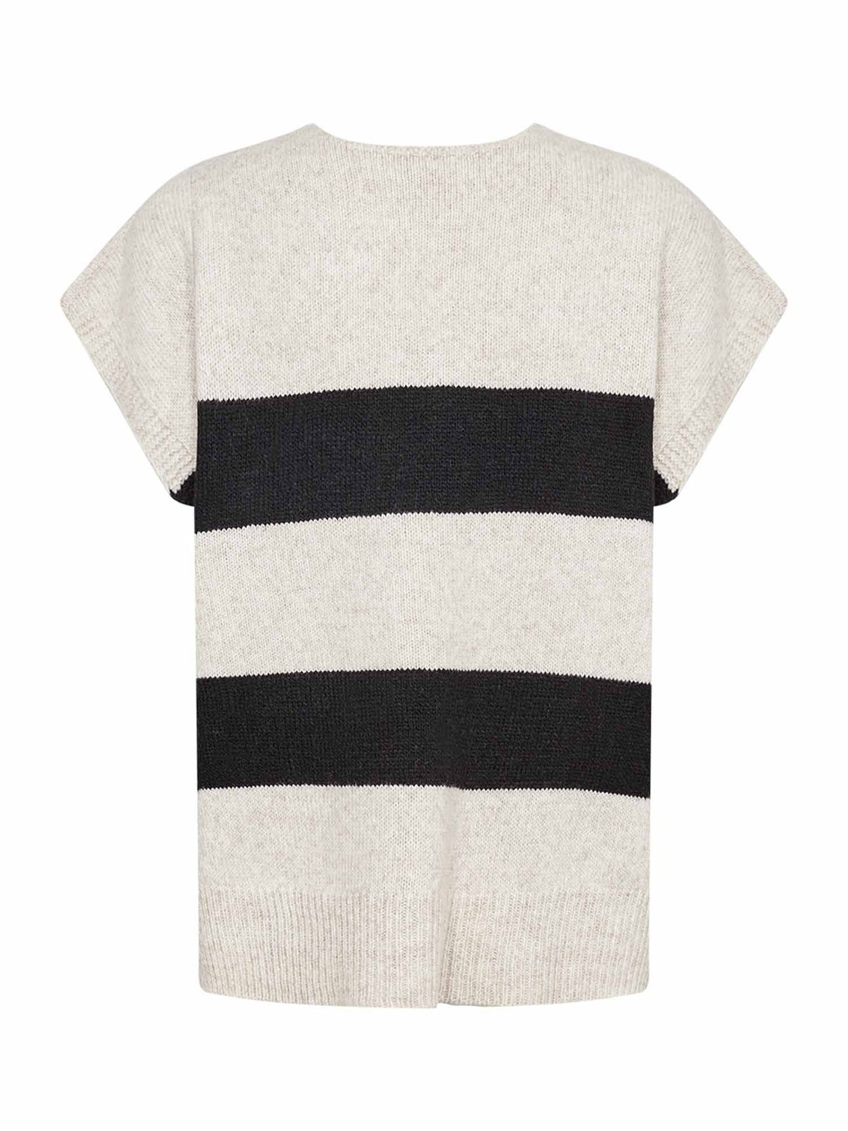 Soyaconcept gadiela maglia da donna bianco-nero