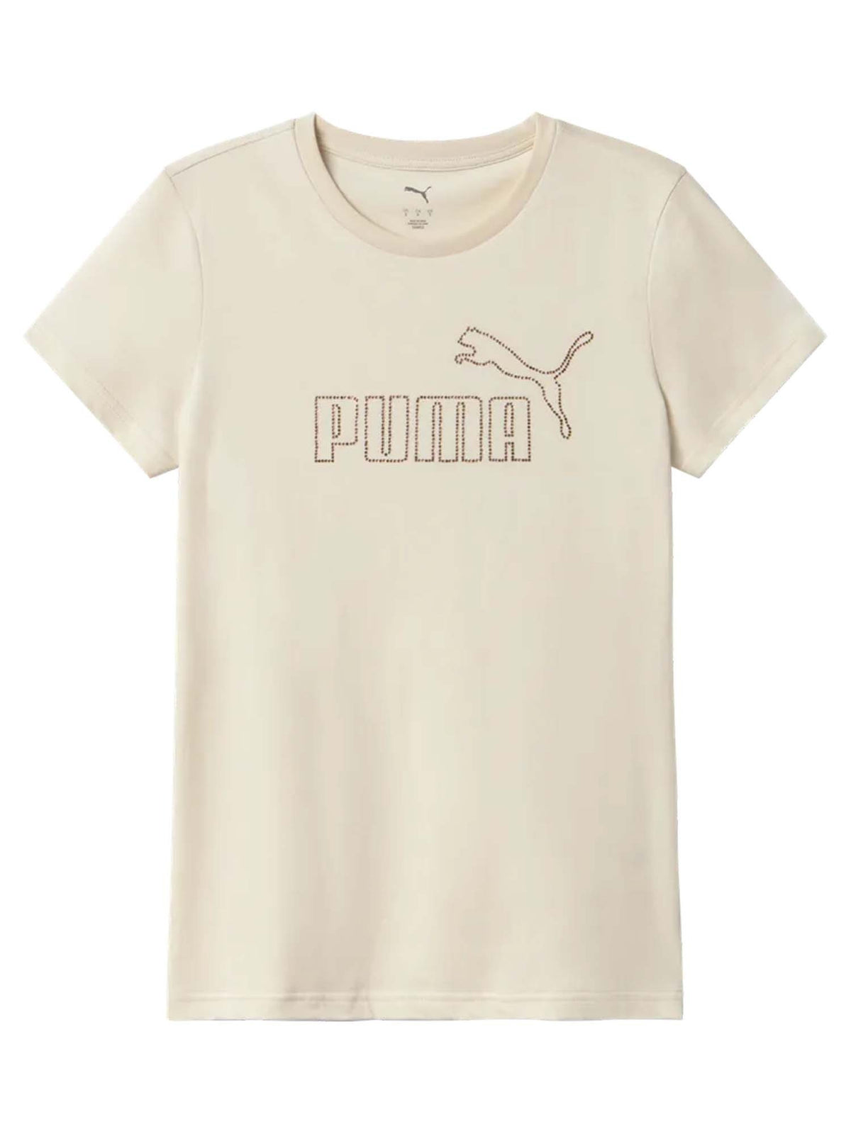 Puma t-shirt regular da donna panna