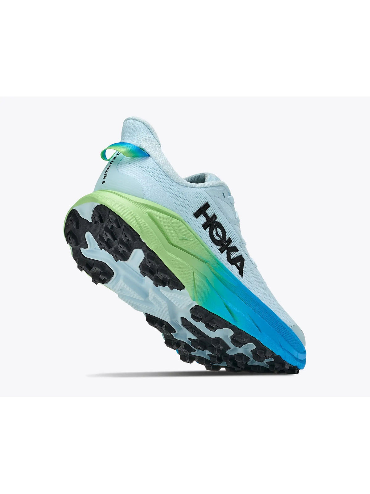 Hoka challenger 8 scarpa running da donna celeste
