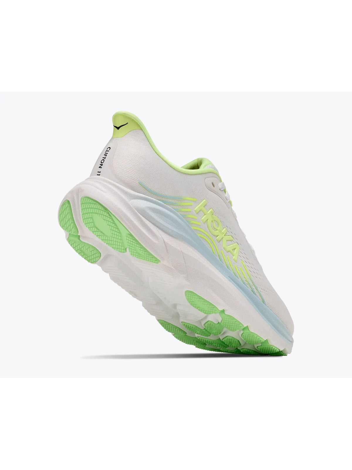 Hoka clifton 11 scarpa running da donna bianco