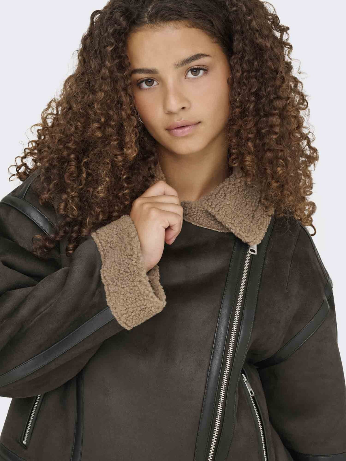 Only kendra giubbino da donna cioccolato