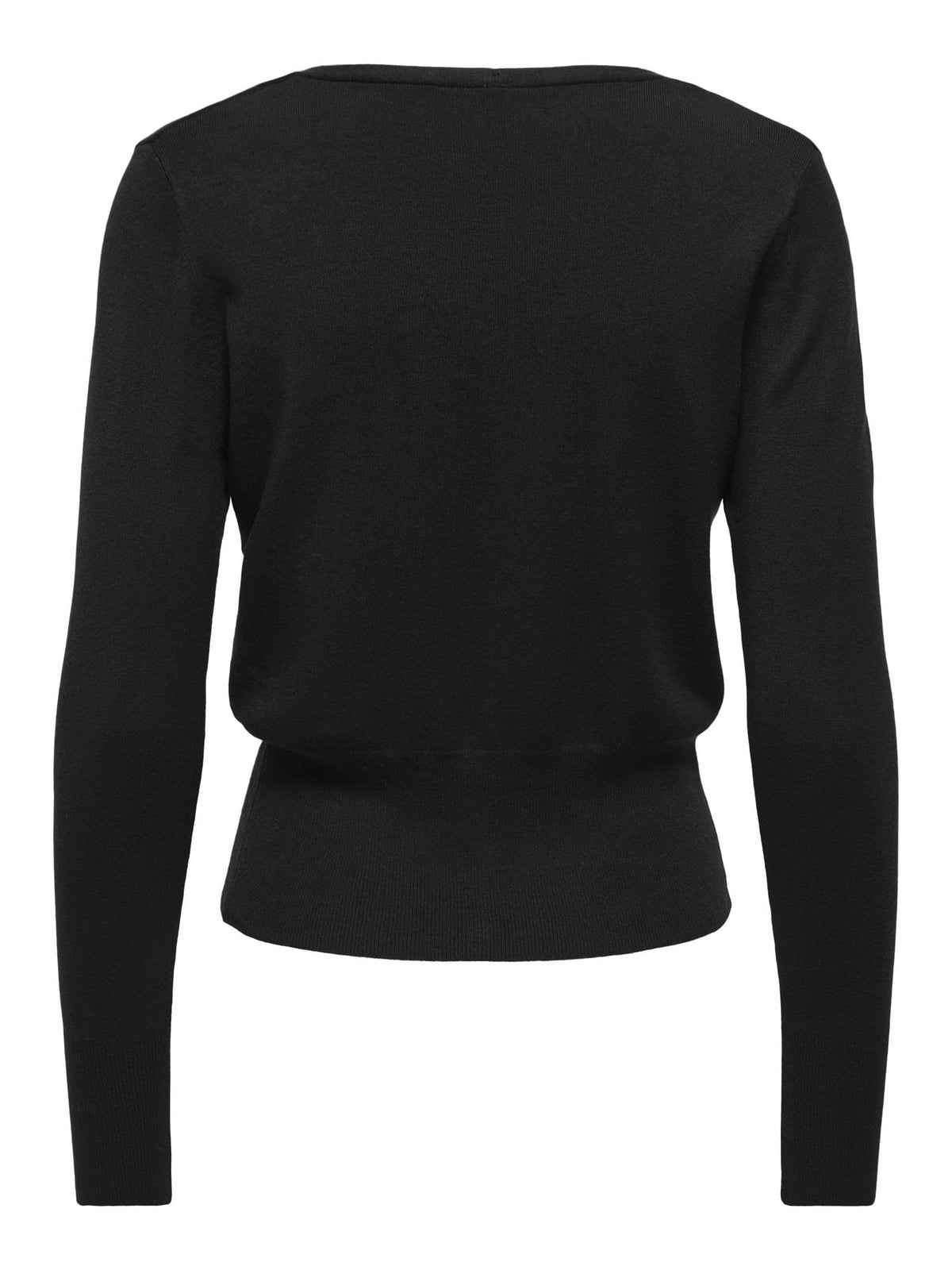 Only andrea v neck maglia da donna nero