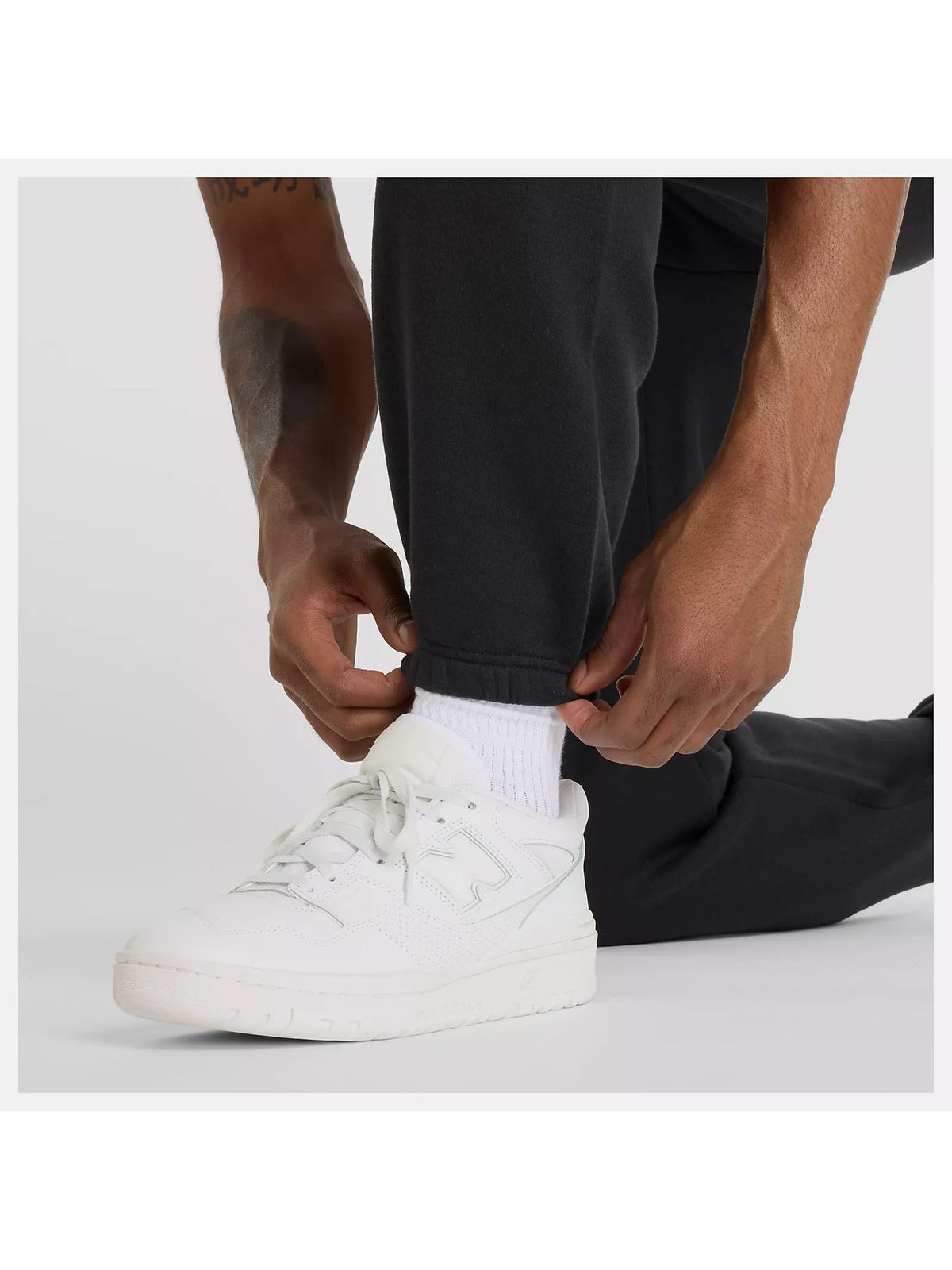 New balance panta fl pantalone da uomo nero