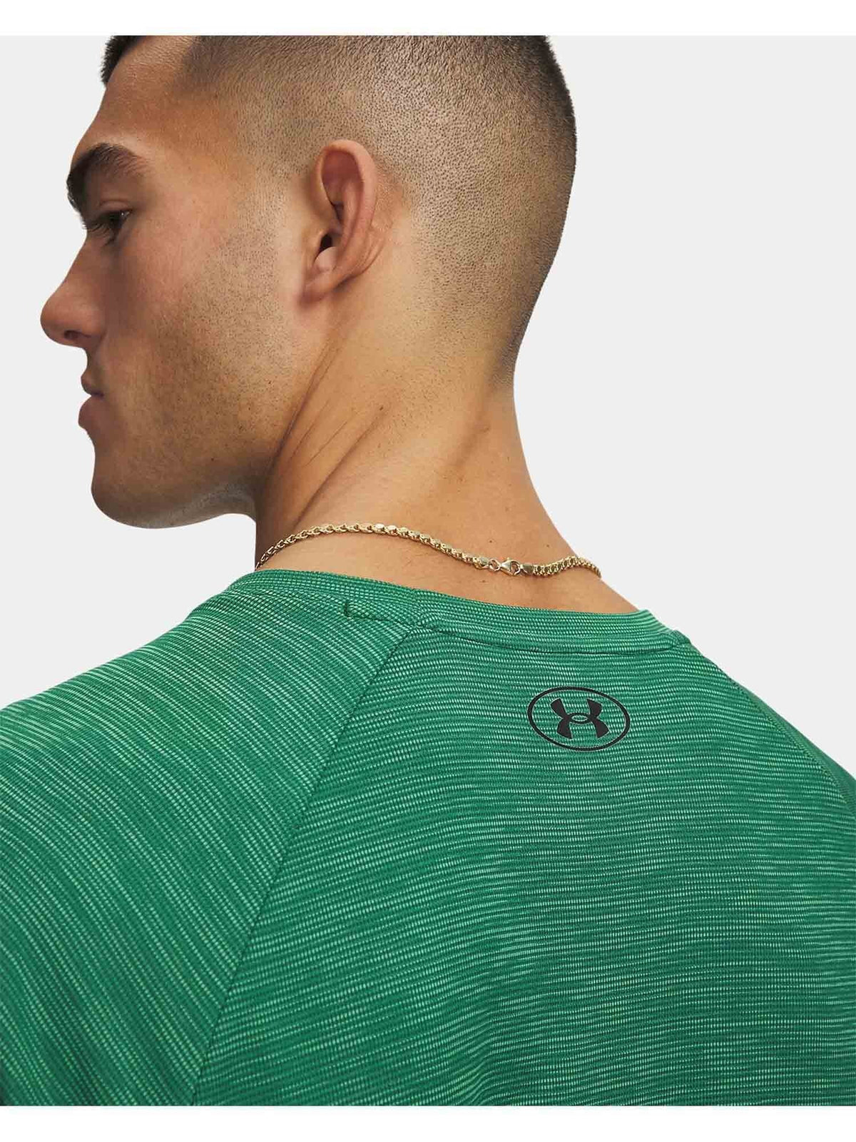 Under armour tech t-shirt mm training da uomo verde