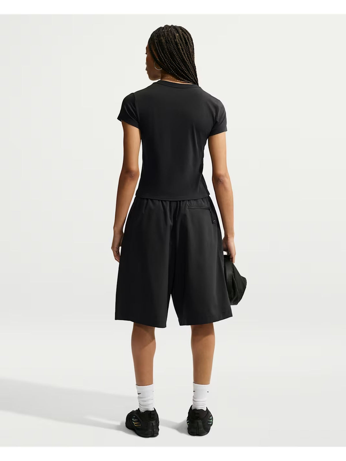 Nike t-shirt mm da donna nero