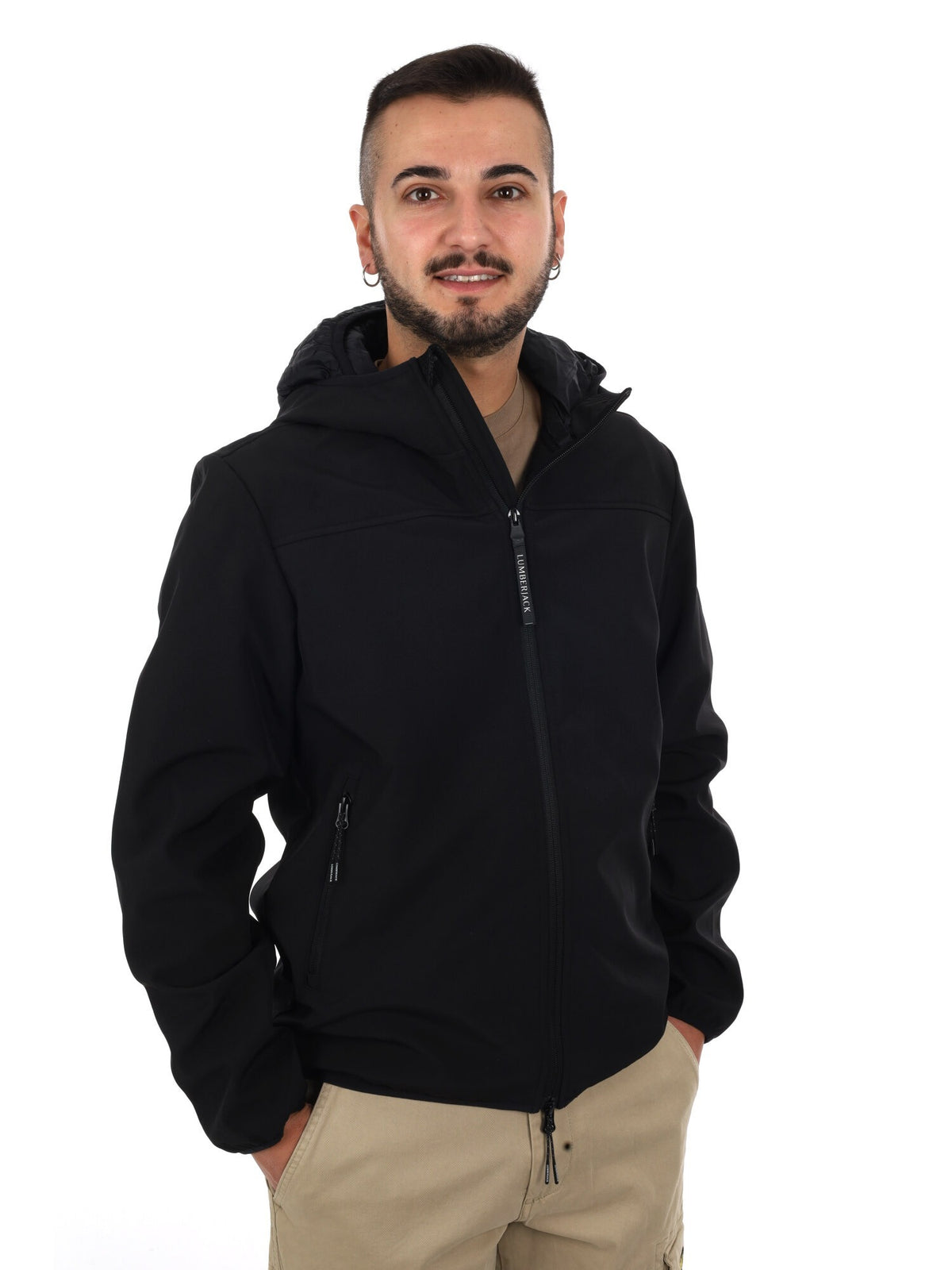 Lumberjack new gear giubbino da uomo nero