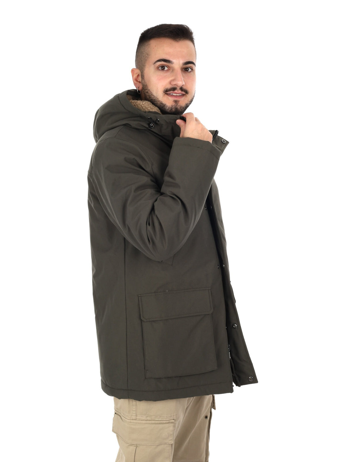 Canadian fosthall giaccone da uomo oliva