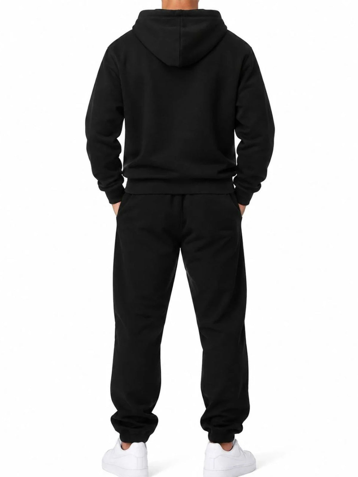DS2 felpa cappuccio da uomo nero