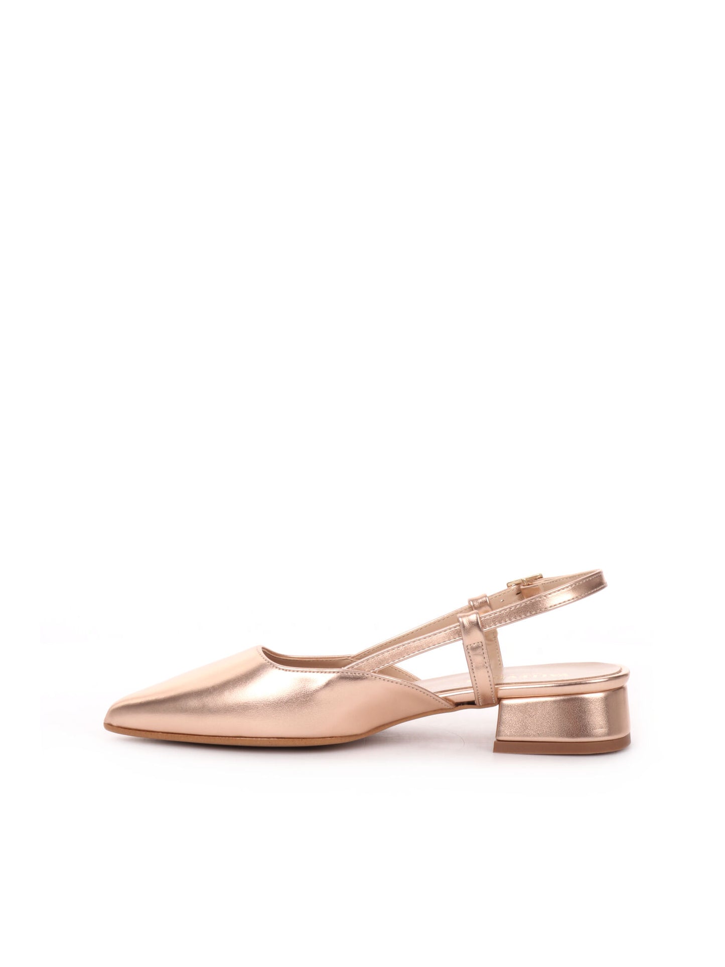 SLINGBACK BASSA SATINATA VALLEVERDE DONNA CIPRIA