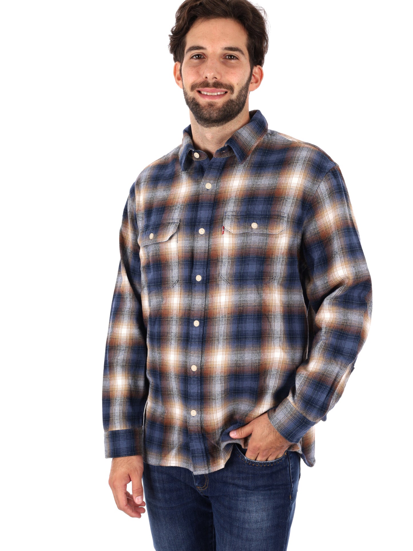 GIACCA-CAMICIA LEVI'S DA UOMO VERDE