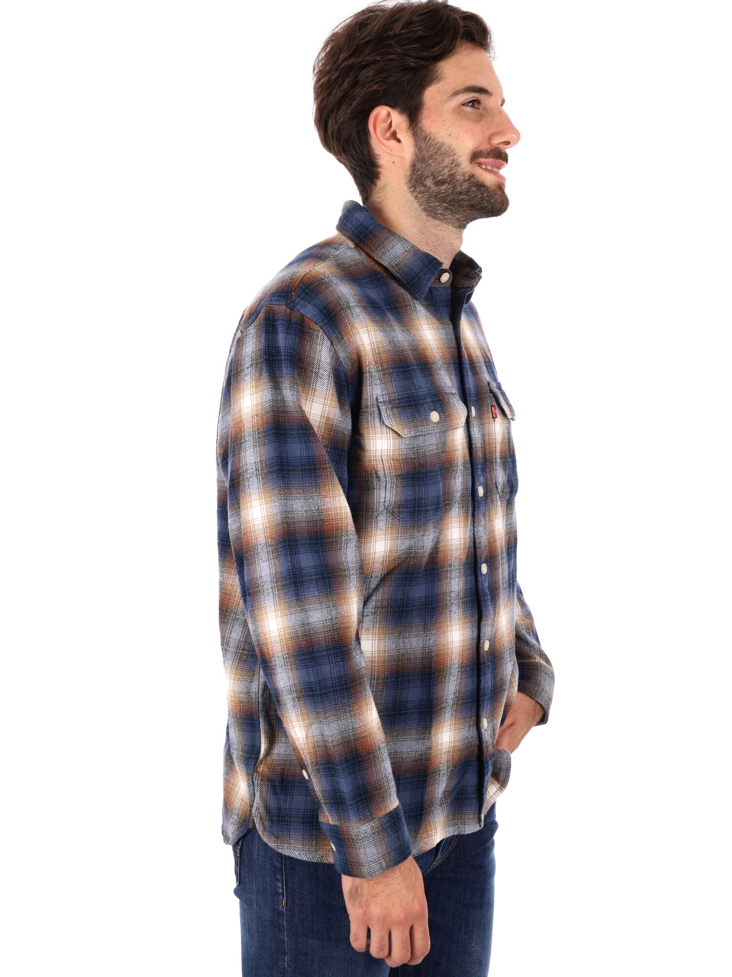 GIACCA-CAMICIA LEVI'S DA UOMO VERDE