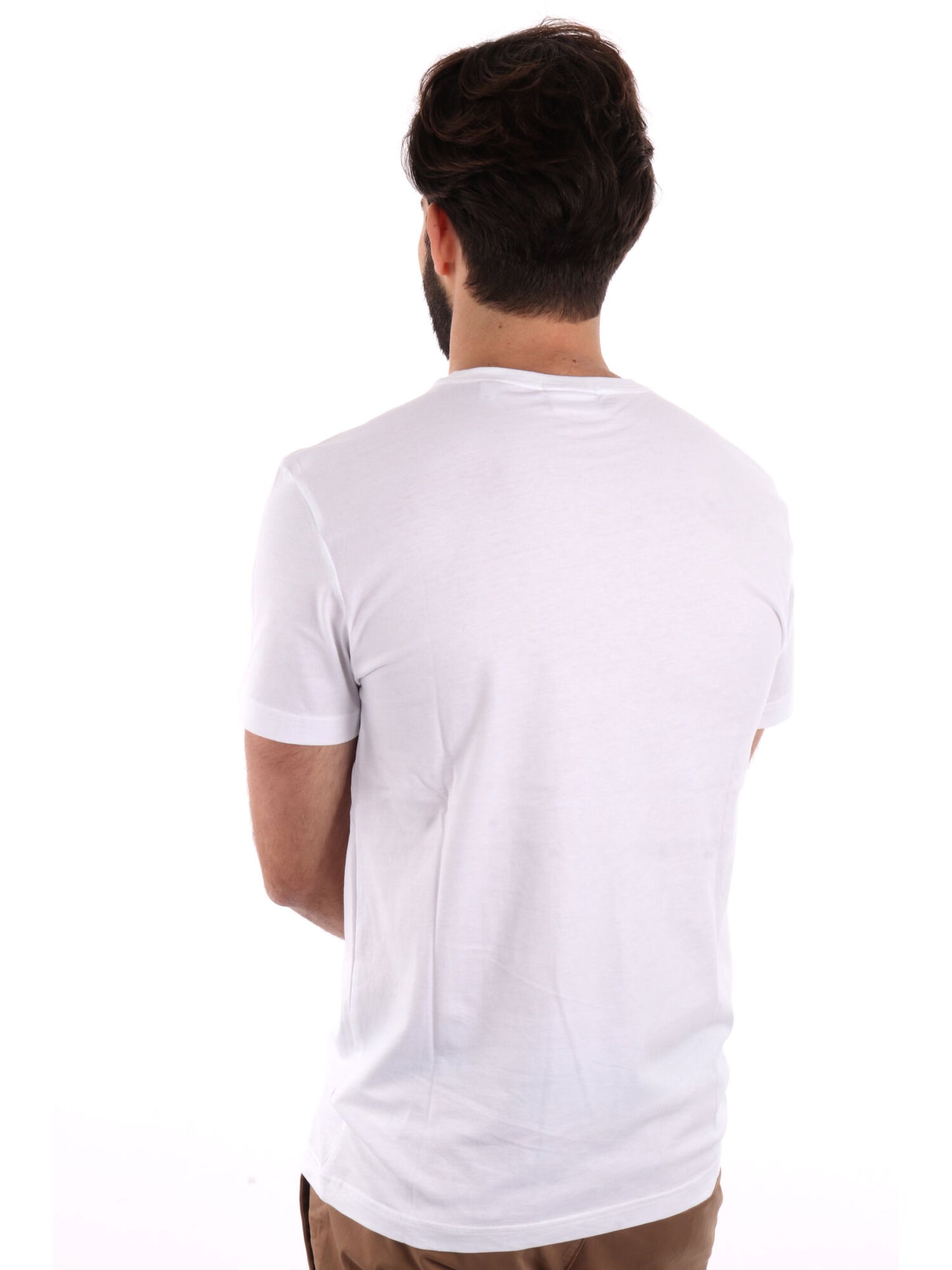 T-SHIRT JERSEY GANT UOMO BIANCO