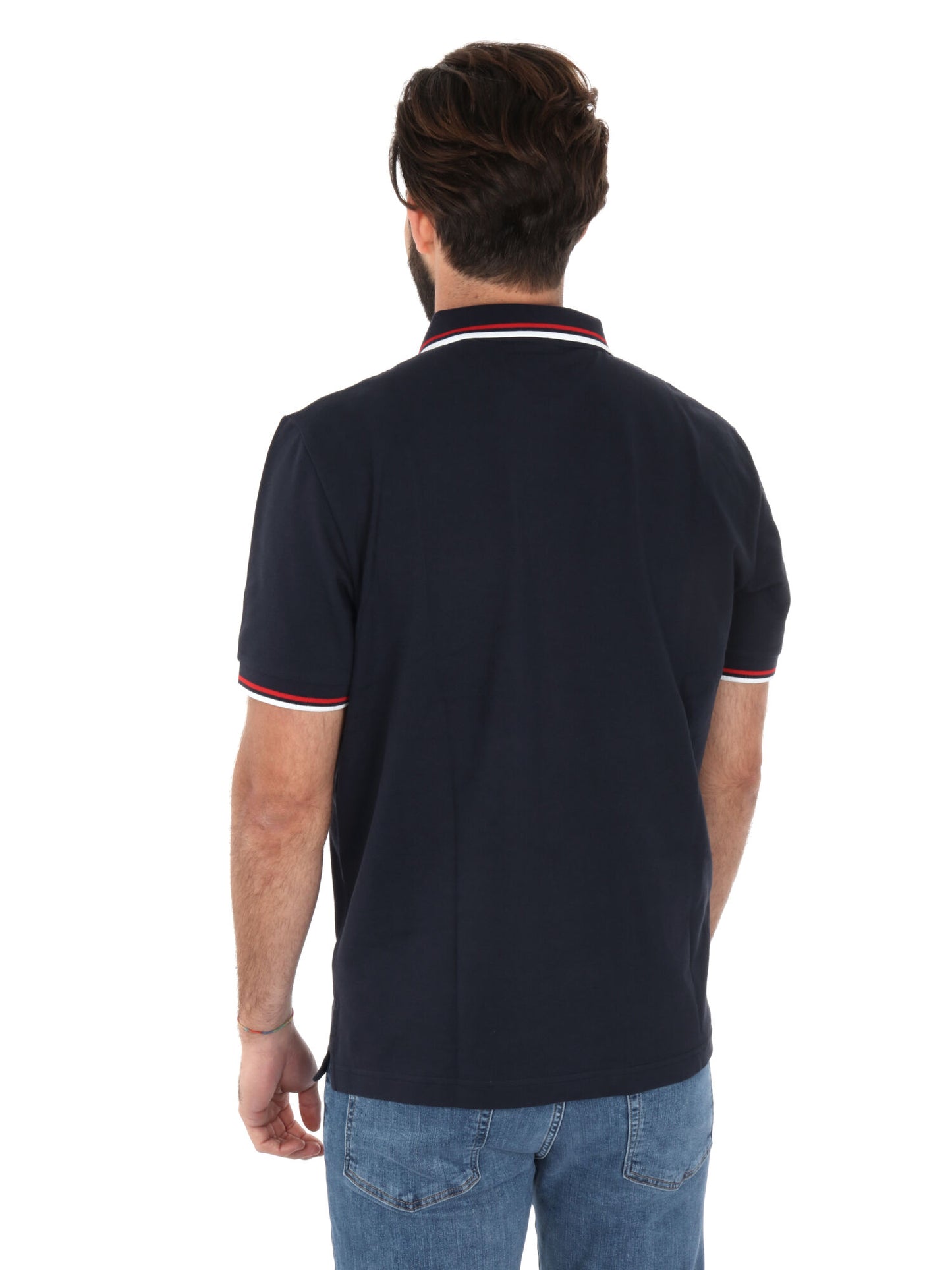 POLO IN PIQUE GANT UOMO BLU