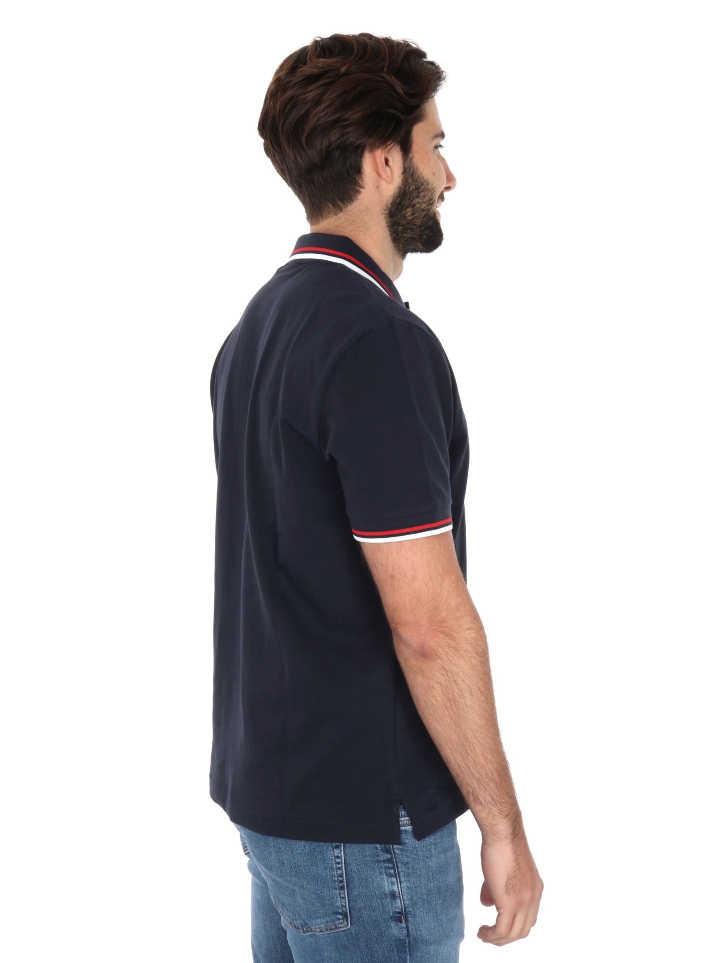 POLO IN PIQUE GANT UOMO BLU