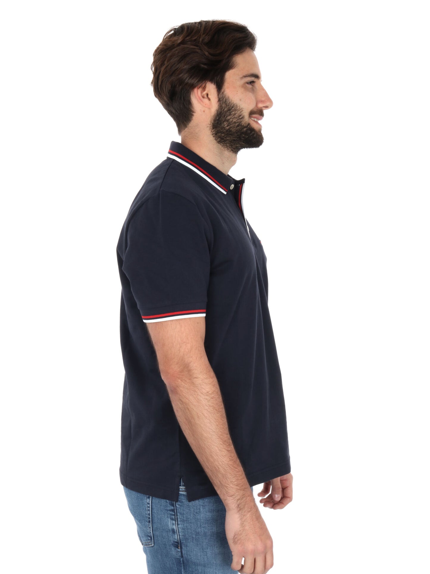 POLO IN PIQUE GANT UOMO BLU